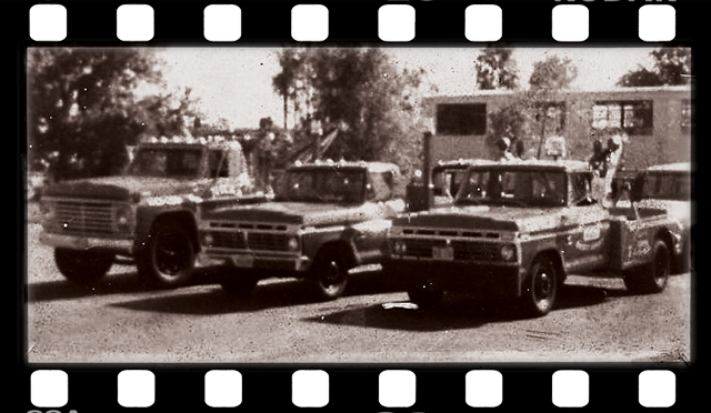 Old tow trucks